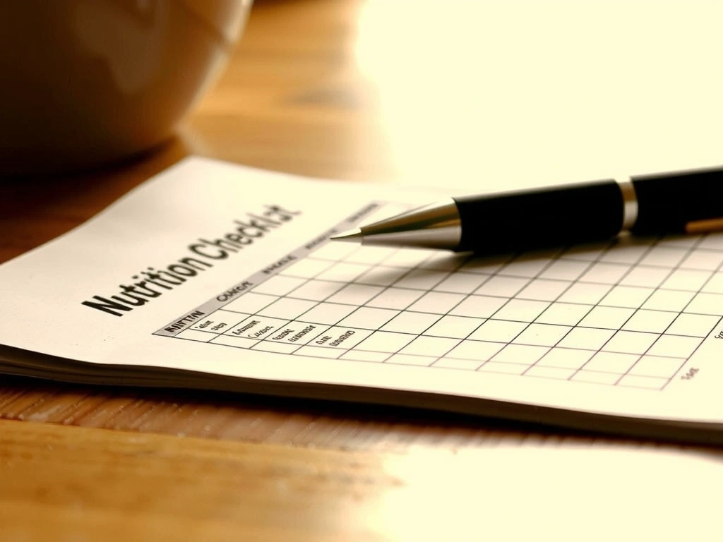 Checkliste für Ernährungsberatung
